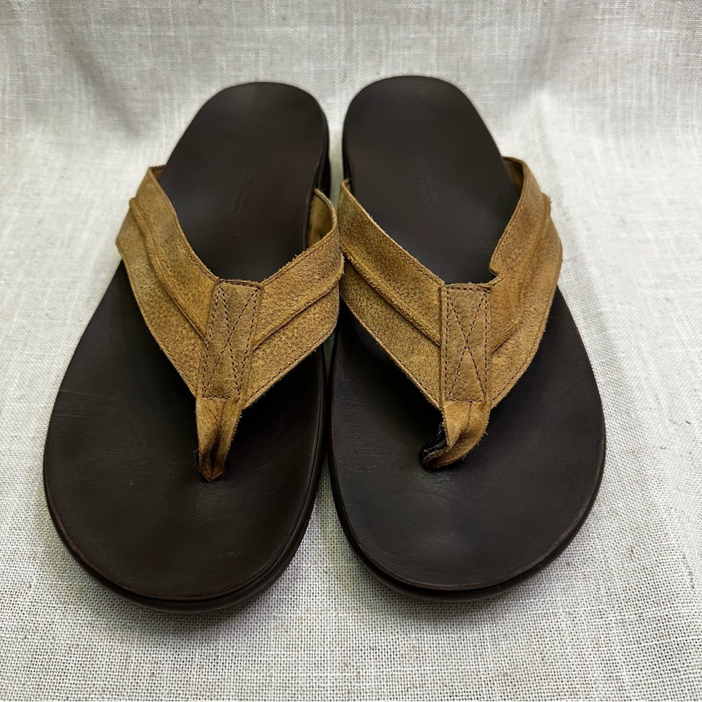 SAS Men's ESCAPE STAMPEDE Tripad Comfort Slip-On Thong Sandal Size 12M in EUC